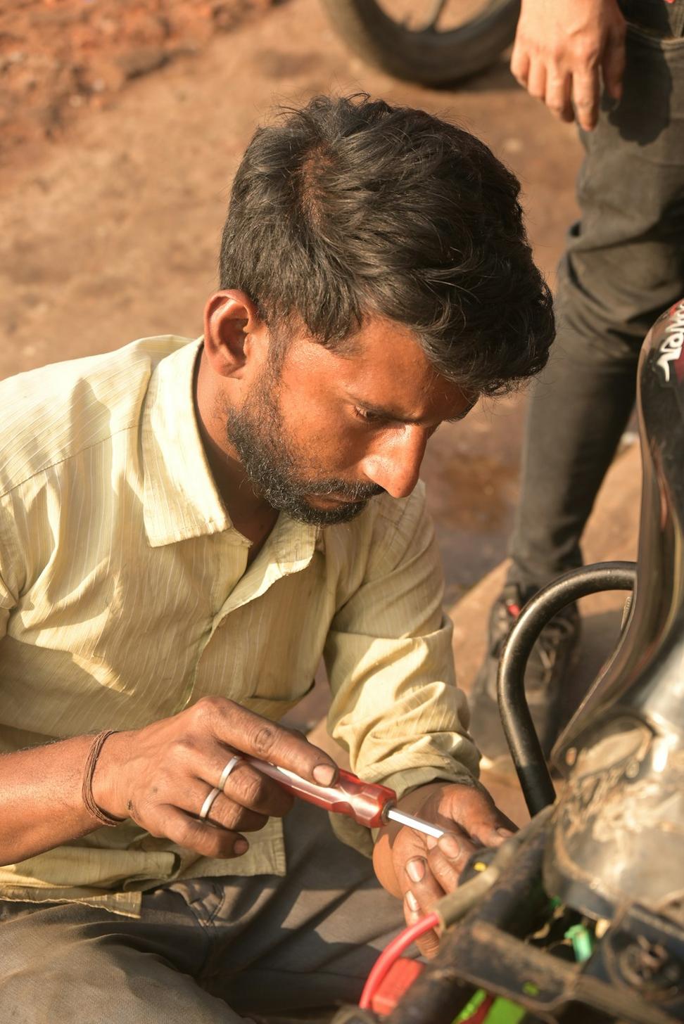 Professional auto repair work